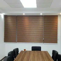 فروش پرده زبرا  کرکره ای نیلوفرانه 4424 مدیریت|پرده، رانر، رومیزی|قم, زاویه|دیوار