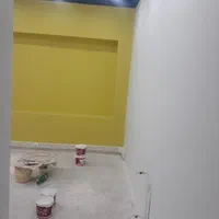 نقاشی ساختمان برف