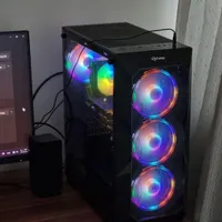 کیس گیمینگ rx5700xt با مانیتور و لوازم|رایانه رومیزی|تهران, نارمک|دیوار