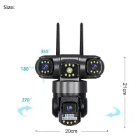 دوربین مدار بسته بی سیم ضدآب چرخشی سیم کارتی WIFI|دوربین مداربسته|تهران, فلسطین (میدان انقلاب)|دیوار