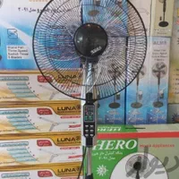 پنکه هیرو 291 کنترلی با دوسال گارانتی LED رقص نور|پنکه و تصفیه‌کنندهٔ هوا|مشهد, عبادی|دیوار
