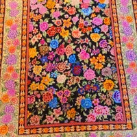 قالیچه دستبافت قم چله ابریشم فرش دستباف گلفرنگ|فرش|تهران, پونک|دیوار
