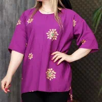 شومیز تونیک گُلدوزی خارجی