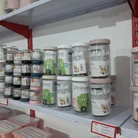 قوطی حبوبات کریستالی ، شیشه ای و لاکی نشکن|ظروف نگهدارنده، پلاستیکی، یک‌بارمصرف|اصفهان, هفتون|دیوار