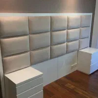 سرویس اتاق خواب عروس تخت دو نفره تخت دونفره|تخت و سرویس خواب|مشهد, سیس‌آباد|دیوار