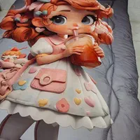 روتختی چاپی دخترانه فانتزی عروسکی با ضمانت شستشو|سرویس روتختی|مشهد, الهیه|دیوار