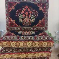 ۶ عدد پشتی دست بافت نو بسیار زیبا و خوشرنگ