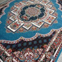 فرش زیبای دلاریس سرمه ای|فرش|ورامین, |دیوار