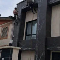 کفسابی سنگسابی نماشویی شستشوی نما پیچ رولپلاک نما|خدمات نظافت|قزوین, |دیوار