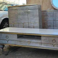 ست جاکفشی و میزتلویزیون رامآن جا کفشی|جاکفشی، کمد، دراور|خرم‌آباد, |دیوار