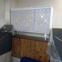آینه کنسول جلو مبلی میز ال سی دی جاکفشی ساعت ایستا|بوفه، ویترین، کنسول|شیراز, شهرک گلها|دیوار