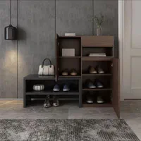 جاکفشی، جاکفشی کاربردی جادار کد ۶۲۰۰۱ فیدار چوب|جاکفشی، کمد، دراور|مشهد, آزادشهر|دیوار