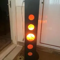 آباژور چوبی|چراغ خواب و آباژور|قم, امامزاده ابراهیم|دیوار