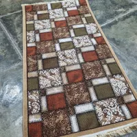 گلیم طرح جدید رنگ بژ