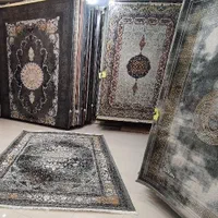 فرش طرح اطلسی توسی دودی سایز۶و۹و۱۲متری