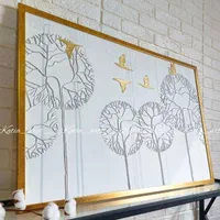 تابلو برجسته دکوراتیو (کوچ پرنده) کار دست|تابلو، نقاشی، عکس|ساری, |دیوار