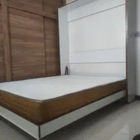 لارکس دیواری تاشو سفید براق کم جاتخت خواب کمجا|تخت و سرویس خواب|اصفهان, لیمجیر|دیوار