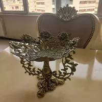 میوه خوری برنزی شیرینی خوری برنزی شکلات خوری برنزی|ظروف سرو و پذیرایی|قزوین, |دیوار