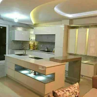 کابینت دستگیره مخفی دو پله
