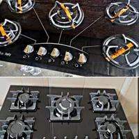 اجاق گاز ۵شعله صفحه شیشه رومیزی مدل M8|اجاق گاز و لوازم برقی پخت‌وپز|رشت, رشتیان|دیوار