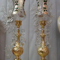 شمعدان طرح چک کریستال|صنایع دستی و سایر لوازم تزئینی|تهران, دولاب|دیوار