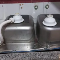 سینک ظرفشویی دو قلوی البرز در حد نو