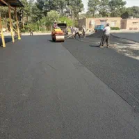 اجرای آسفالت محوطه وزیر سازی