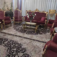 مبل کلاسیک ۹ نفره و به همراه بوفه و ساعت ایستاده|مبلمان خانگی و میز عسلی|تهران, شهرک تختی|دیوار