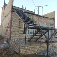 جوشکاری و ساخت پله آهنی مستقیم تکشاسی|مصالح و تجهیزات ساختمان|مشهد, رسالت|دیوار