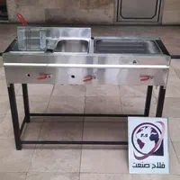 سرخ کن طرح دوکاسه فر فلافلی ساندویچی سه تیکه صنعتی|کافی‌شاپ و رستوران|تهران, شوش|دیوار