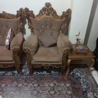 مبل ۷نفره سالم بدونه کوچک ترین ایراد با جلو مبلی|مبلمان خانگی و میز عسلی|رباط‌کریم, |دیوار
