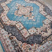 فرش زیبای دلاریس سرمه ای|فرش|ورامین, |دیوار