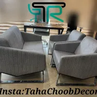 میز دفترکار پایه فلزی استیل/نیمست کمجا/کانتر پست|دفتر کار|بوشهر, |دیوار
