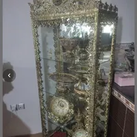 بوفه و اینه شعمدان برنزی|بوفه، ویترین، کنسول|مراغه, |دیوار