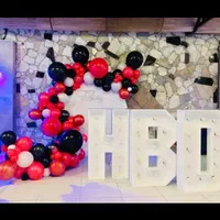 میز تولد HBD|ریسه و چراغ تزئینی|اصفهان, عسگریه|دیوار