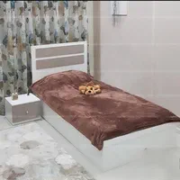 تخت خواب یک نفره (تختخواب یکنفره)درسا چوب|تخت و سرویس خواب|مشهد, سیس‌آباد|دیوار
