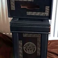 جای دستمال کاغذی وسطل آشغال طرح ورساچ|لوازم سرویس بهداشتی|ملایر, |دیوار