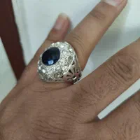 انگشتر نقره جواهری