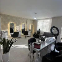 دکور ارایشگاه با نور .بانوان ومردانه