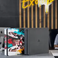 کنسول بازی PS4 slim  کپی خور اسلیم یک ترا با بازی|کنسول، بازی ویدئویی و آنلاین|یزد, |دیوار