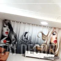 پرده هازان نازنین جهت سالن زیبایی زنانه