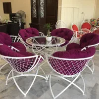 میز و صندلی باغی مبلمان ویلایی مدل بهاره|میز و صندلی غذاخوری|خمینیشهر, |دیوار