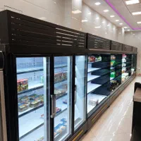 یخچال فریزر صنعتی ویترینی فروشگاهی سوپر پرده هوا