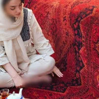 فرش سنتی بلوچی سبز و زرد و قرمز ۶و۹و۱۲ متری