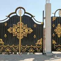 درب آهنی،حیاط،ویلا،فرفورژه،تاج دار|مصالح و تجهیزات ساختمان|اهواز, پادادشهر|دیوار