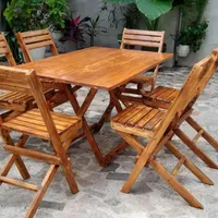 میز و صندلی تاشو (چوبین سازه)