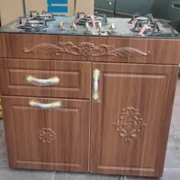 اجاق گاز بدنه ام دی اف صحفه شیشه ای و استیل|اجاق گاز و لوازم برقی پخت‌وپز|تهران, شیخ هادی|دیوار