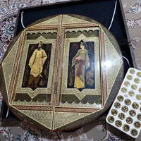 تخته نرد و شطرنج تمام خاتم کاری|کلکسیون و سرگرمی|مشهد, کارمندان دوم|دیوار