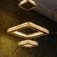 لوستر فانتزی مربعی سه طبقه چهل