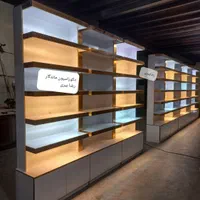 رگال شیاردار ام دی اف ویترین جدیدقفسه پیشخوان مدل|فروشگاه و مغازه|تهران, حسنآباد|دیوار